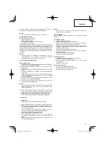 Preview for 33 page of Hitachi Koki CG 25EUS L Handling Instructions Manual