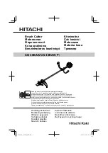 Hitachi Koki CG 40EASP Handling Instructions Manual preview