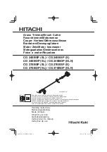 Hitachi Koki CG24EBDP Handling Instructions Manual preview