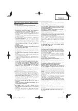 Preview for 29 page of Hitachi Koki CG24EBDP Handling Instructions Manual