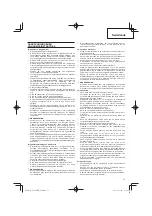 Предварительный просмотр 51 страницы Hitachi Koki CG24EBDP Handling Instructions Manual