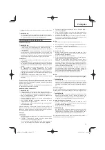 Предварительный просмотр 77 страницы Hitachi Koki CG24EBDP Handling Instructions Manual