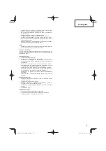 Предварительный просмотр 79 страницы Hitachi Koki CG24EBDP Handling Instructions Manual