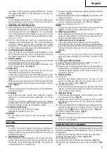 Предварительный просмотр 9 страницы Hitachi Koki CJ 110MV Handling Instructions Manual