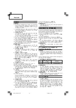 Preview for 14 page of Hitachi Koki CJ 14DSL Handling Instructions Manual