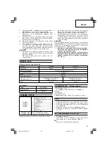 Preview for 27 page of Hitachi Koki CJ 14DSL Handling Instructions Manual