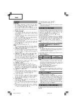 Preview for 30 page of Hitachi Koki CJ 14DSL Handling Instructions Manual