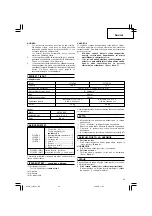 Preview for 35 page of Hitachi Koki CJ 14DSL Handling Instructions Manual