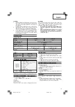 Preview for 43 page of Hitachi Koki CJ 14DSL Handling Instructions Manual