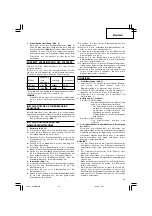 Preview for 17 page of Hitachi Koki CM 7MC Handling Instructions Manual