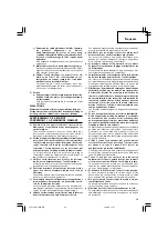 Preview for 21 page of Hitachi Koki CM 7MC Handling Instructions Manual