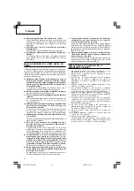 Preview for 22 page of Hitachi Koki CM 7MC Handling Instructions Manual