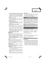 Preview for 25 page of Hitachi Koki CM 7MC Handling Instructions Manual