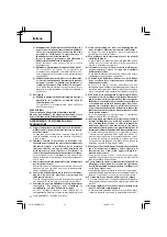 Preview for 28 page of Hitachi Koki CM 7MC Handling Instructions Manual