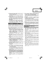 Preview for 29 page of Hitachi Koki CM 7MC Handling Instructions Manual