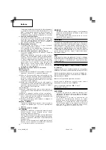 Preview for 32 page of Hitachi Koki CM 7MC Handling Instructions Manual