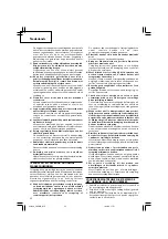 Preview for 36 page of Hitachi Koki CM 7MC Handling Instructions Manual