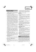 Preview for 39 page of Hitachi Koki CM 7MC Handling Instructions Manual