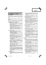 Preview for 41 page of Hitachi Koki CM 7MC Handling Instructions Manual