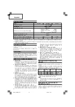 Preview for 44 page of Hitachi Koki CM 7MC Handling Instructions Manual