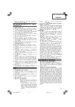 Preview for 45 page of Hitachi Koki CM 7MC Handling Instructions Manual