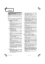 Preview for 48 page of Hitachi Koki CM 7MC Handling Instructions Manual