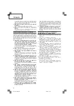 Preview for 50 page of Hitachi Koki CM 7MC Handling Instructions Manual