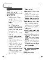 Предварительный просмотр 6 страницы Hitachi Koki CR 13VBY Handling Instructions Manual