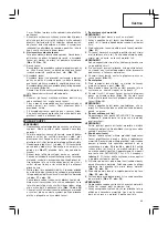 Предварительный просмотр 41 страницы Hitachi Koki CR 13VBY Handling Instructions Manual