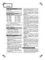 Предварительный просмотр 52 страницы Hitachi Koki CR 13VBY Handling Instructions Manual