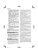 Preview for 24 page of Hitachi Koki cr13v2 Handling Instructions Manual