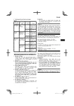 Preview for 49 page of Hitachi Koki cr13v2 Handling Instructions Manual