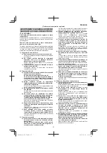 Preview for 87 page of Hitachi Koki cr13v2 Handling Instructions Manual