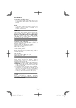 Preview for 96 page of Hitachi Koki cr13v2 Handling Instructions Manual