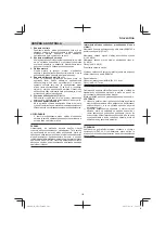 Preview for 101 page of Hitachi Koki cr13v2 Handling Instructions Manual