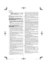 Preview for 114 page of Hitachi Koki cr13v2 Handling Instructions Manual