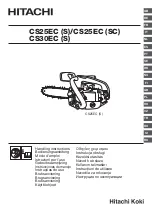 Hitachi Koki CS25EC Handling Instructions Manual preview