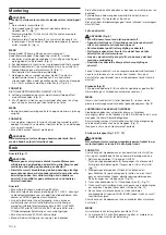 Preview for 102 page of Hitachi Koki CS30EH Handling Instructions Manual