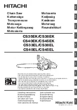 Hitachi Koki CS33EL Handling Instructions Manual preview