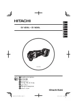 Preview for 1 page of Hitachi Koki CV14DBL Handling Instructions Manual