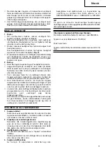 Preview for 12 page of Hitachi Koki D 10VC2 Handling Instructions Manual