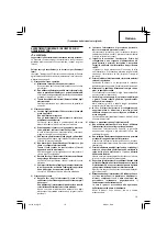 Предварительный просмотр 17 страницы Hitachi Koki D 13 Instruction Manual