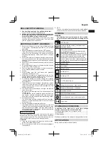 Preview for 3 page of Hitachi Koki D 13VB3 Handling Instructions Manual