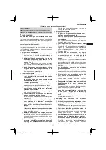 Preview for 17 page of Hitachi Koki D 13VB3 Handling Instructions Manual