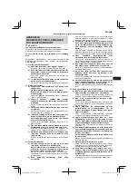 Preview for 37 page of Hitachi Koki D 13VB3 Handling Instructions Manual