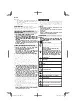 Preview for 38 page of Hitachi Koki D 13VB3 Handling Instructions Manual