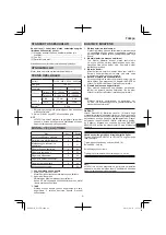 Preview for 61 page of Hitachi Koki D 13VB3 Handling Instructions Manual