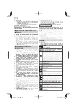 Preview for 78 page of Hitachi Koki D 13VB3 Handling Instructions Manual