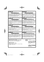 Preview for 98 page of Hitachi Koki D 13VB3 Handling Instructions Manual