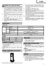 Preview for 7 page of Hitachi Koki DB 3DL Handling Instructions Manual